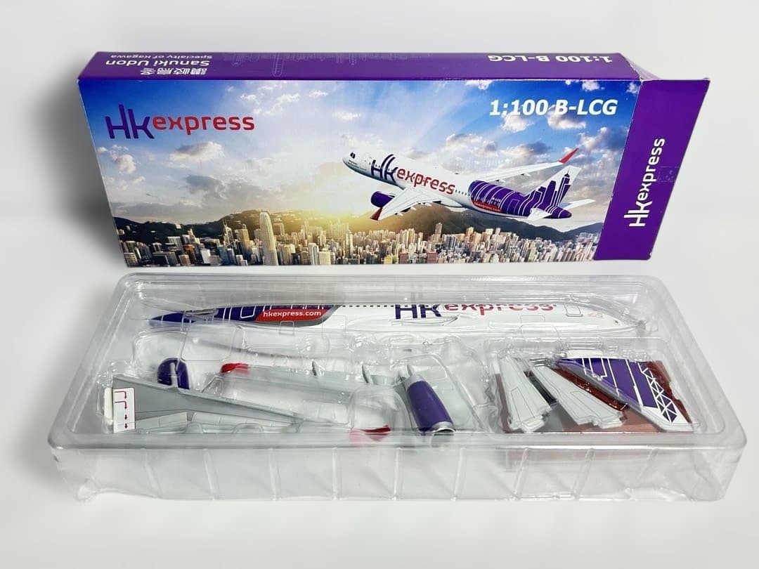 希少 hkexpress 1:100 香港エクスプレス 讃岐うどん B-LCG