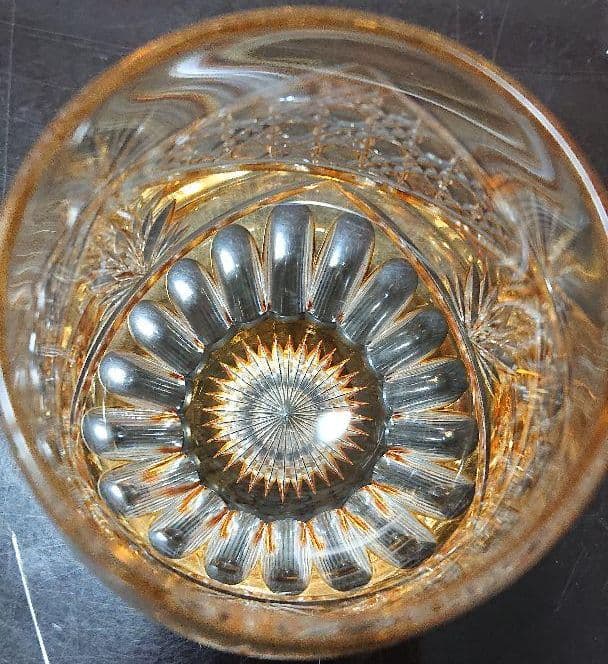 これが美しい！！江戸切子 カガミクリスタル　イエロー