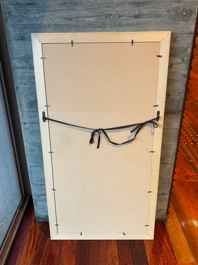 108cm ジョルジュメリス　青い壁白い階段　ギリシャ風景画絵画　アートポスター