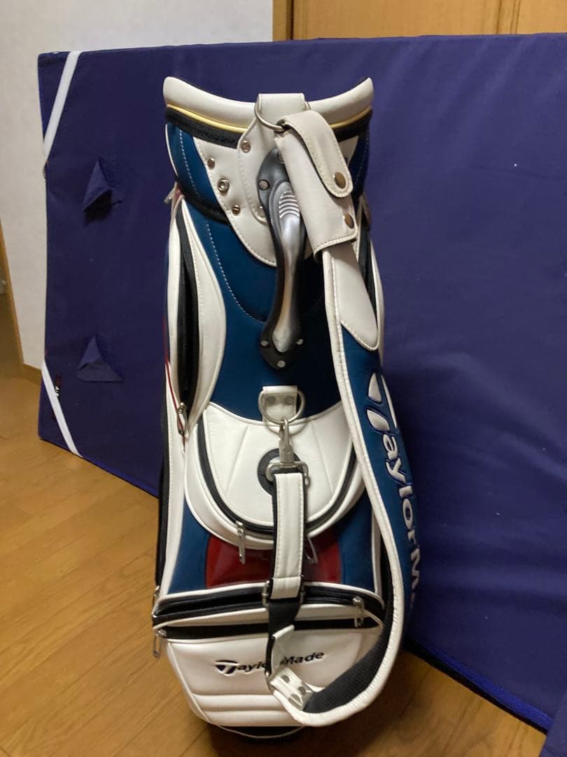 TaylorMade キャディバッグ 青/白/赤