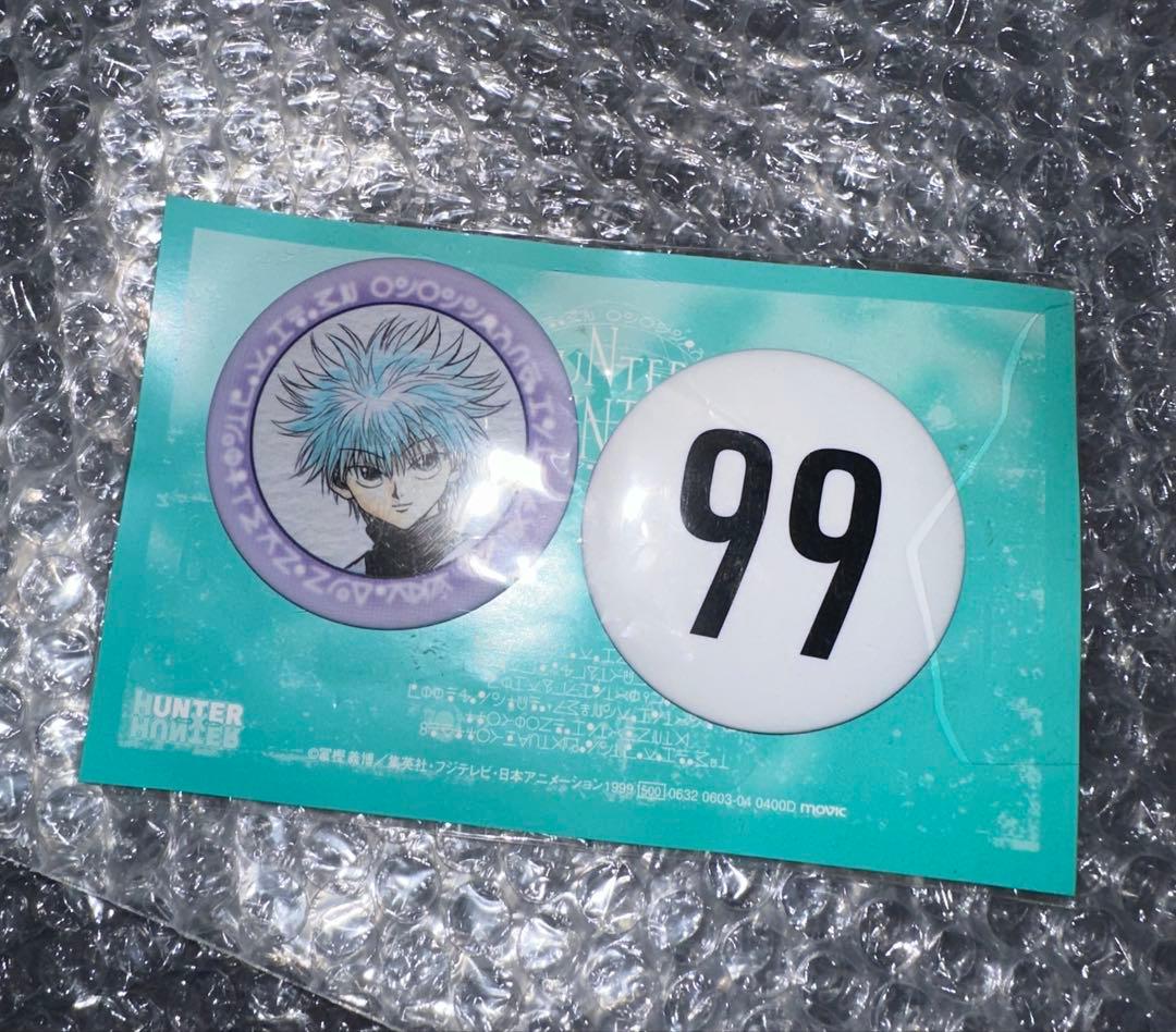 HUNTER × HUNTER キルア　ムービック　缶バッジ
