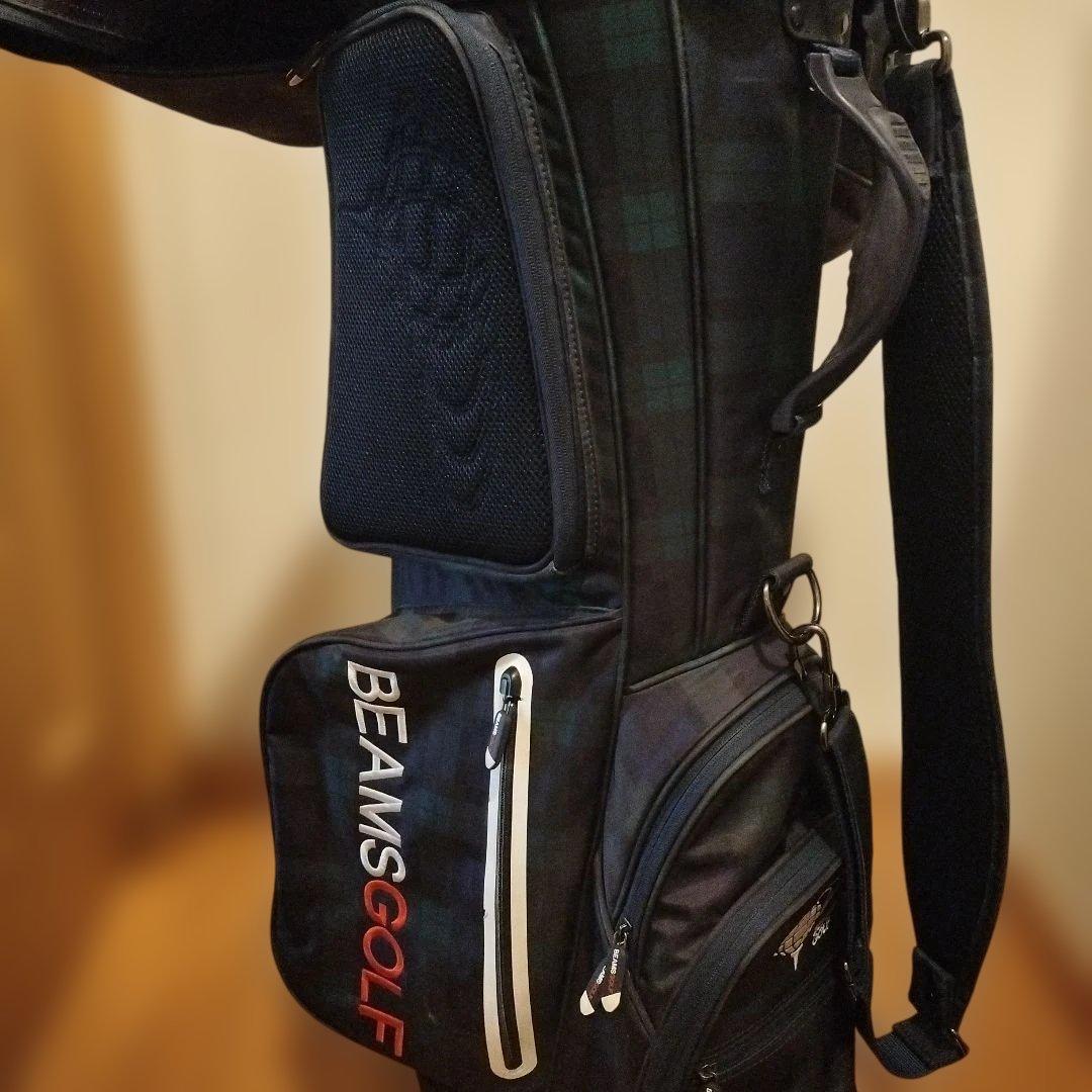 【土日限定値下げ】BEAMS GOLF キャディバッグ スタンド式 ※訳あり