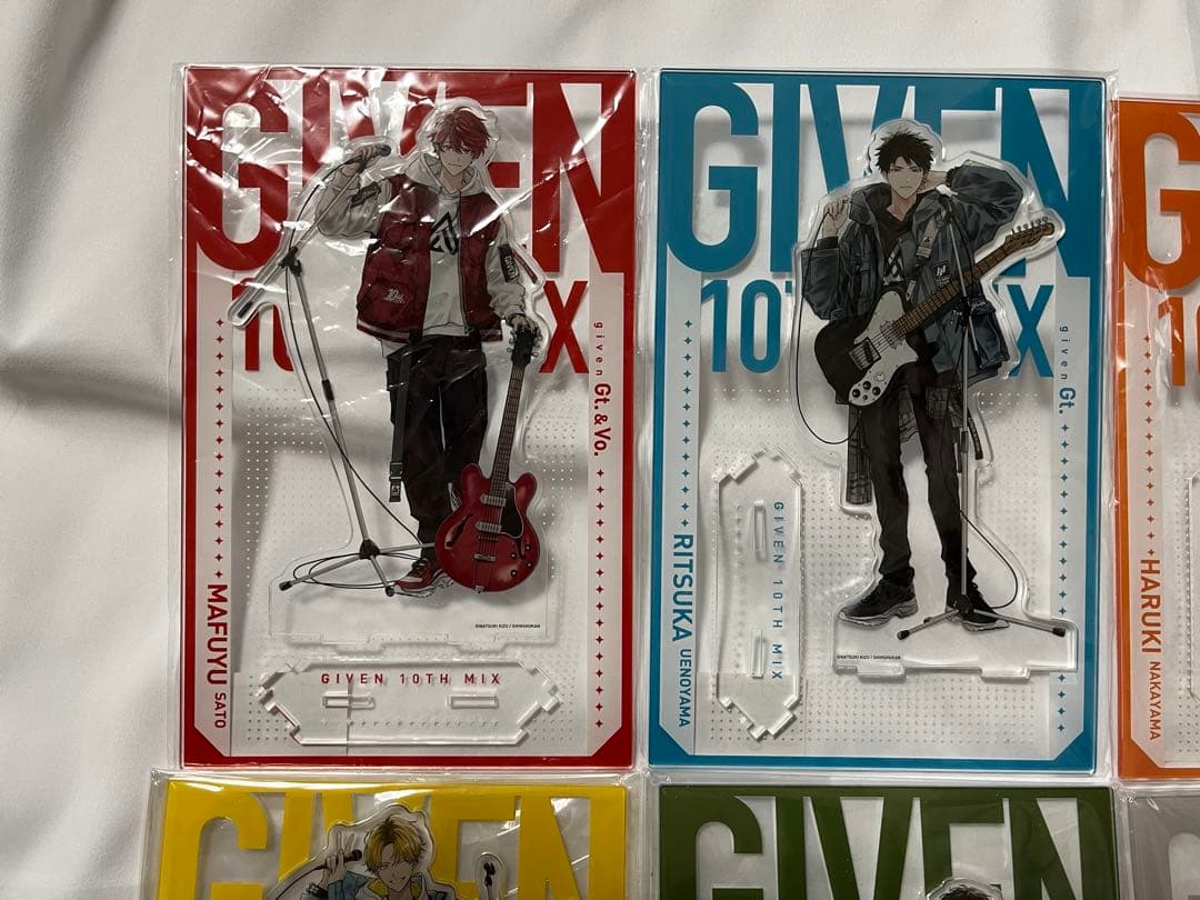 ギブン展 GIVEN 10TH MIX つながるBIGアクリルスタンド セット