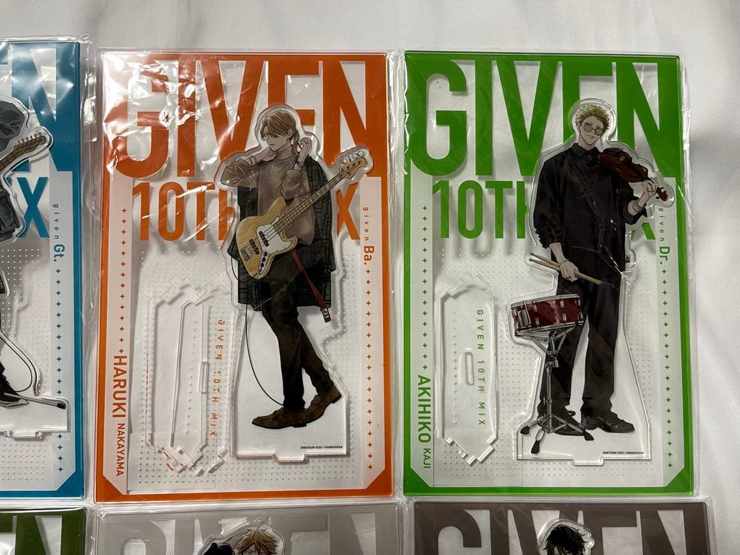 ギブン展 GIVEN 10TH MIX つながるBIGアクリルスタンド セット