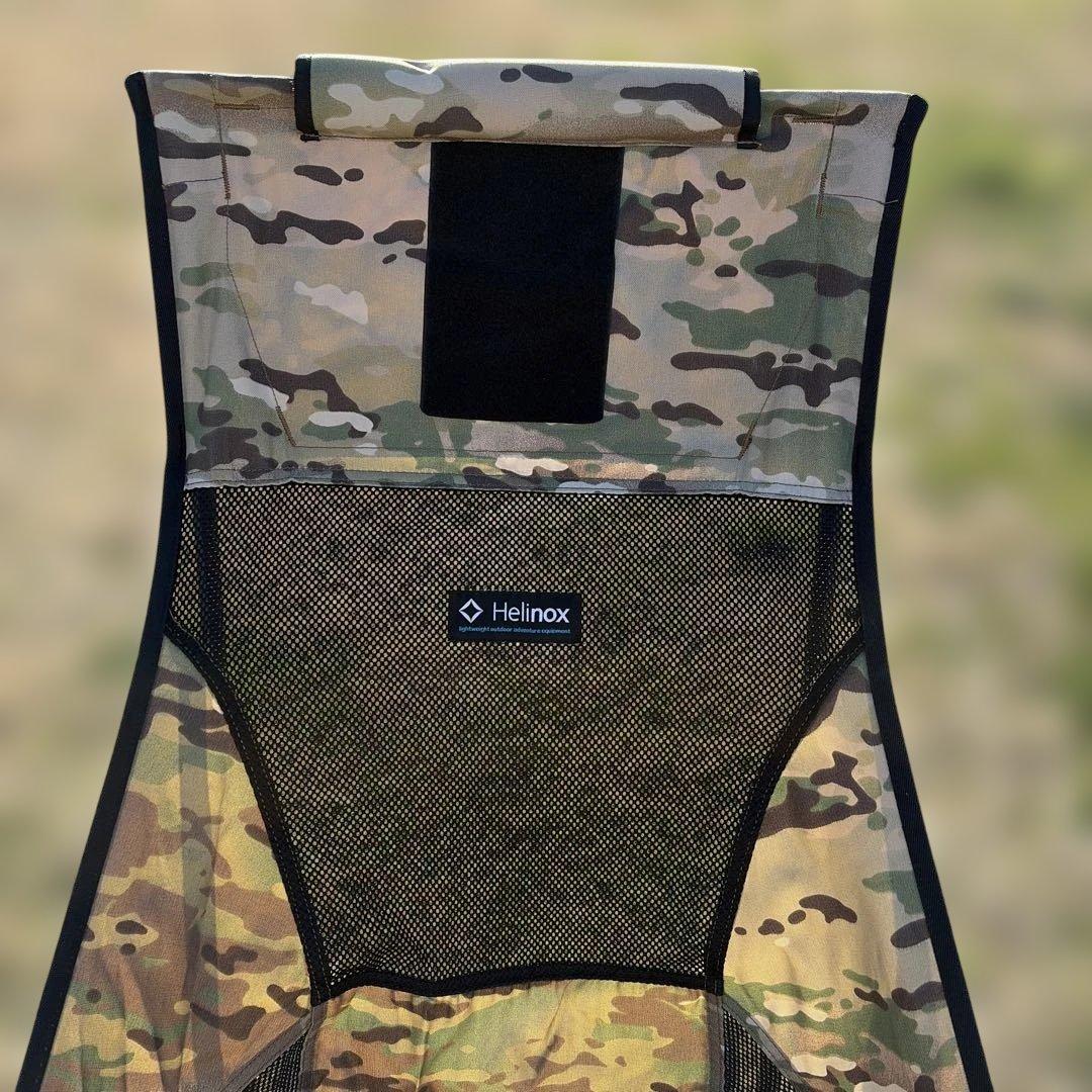 Helinox 迷彩 ビーチチェア　キャンプ