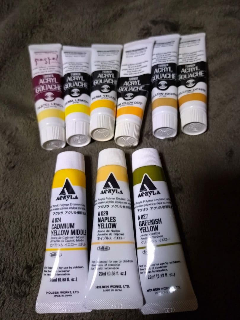 アクリルガッシュ 中古 まとめ売り 約80本