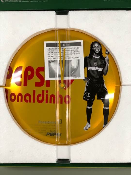 ペプシ キャンペーン商品 サッカー 壁掛け時計