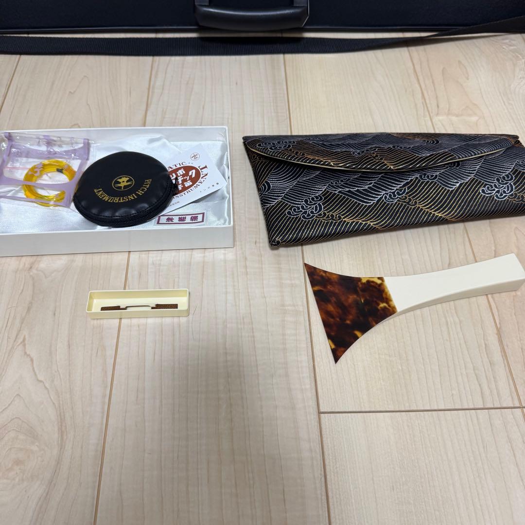 津軽三味線 子持ち綾杉　太棹