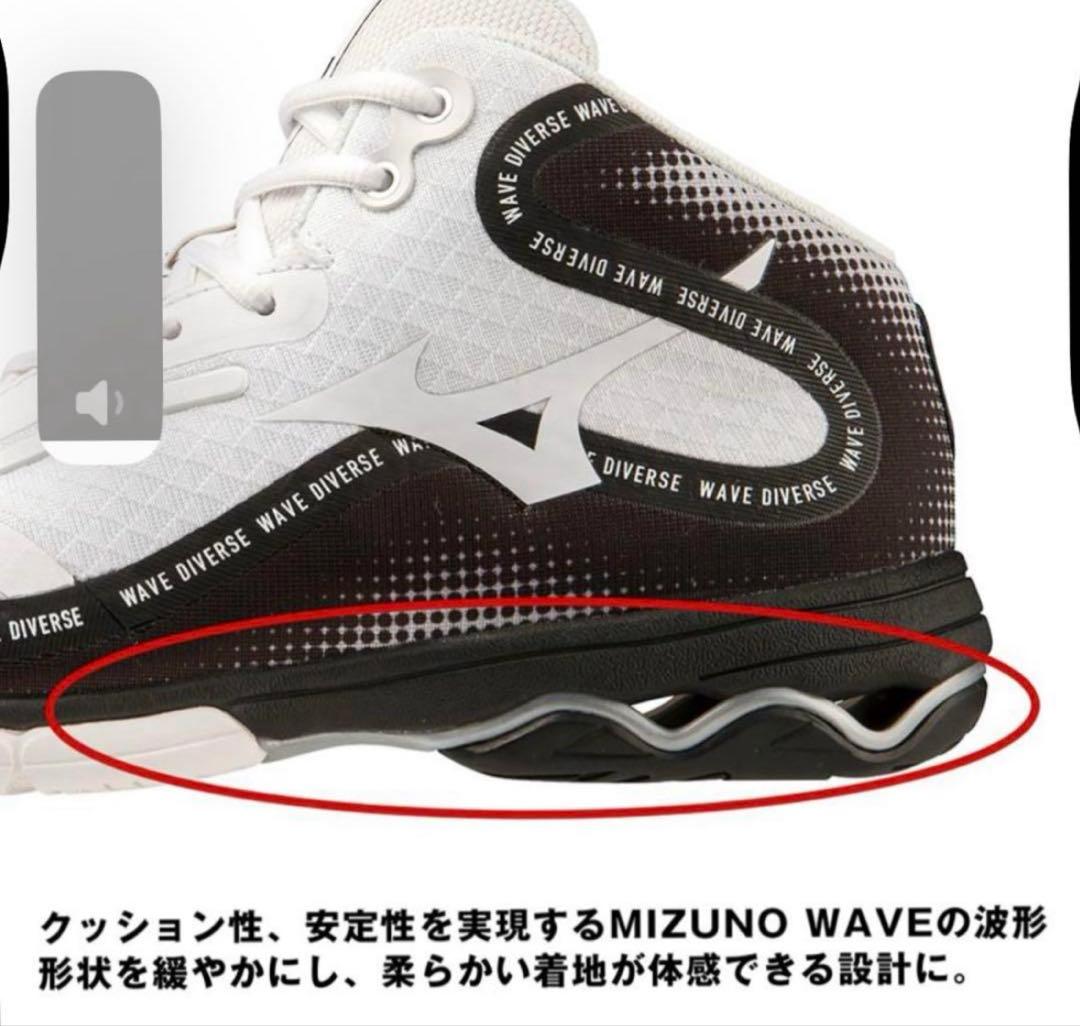 MIZUNO WAVE DIVERSE DE2 24.5cm 超美品！
