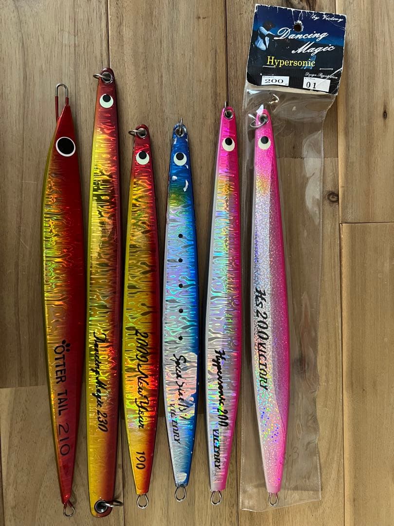 ダンシングマジック　オッターテイル　アルミジグ６個セット