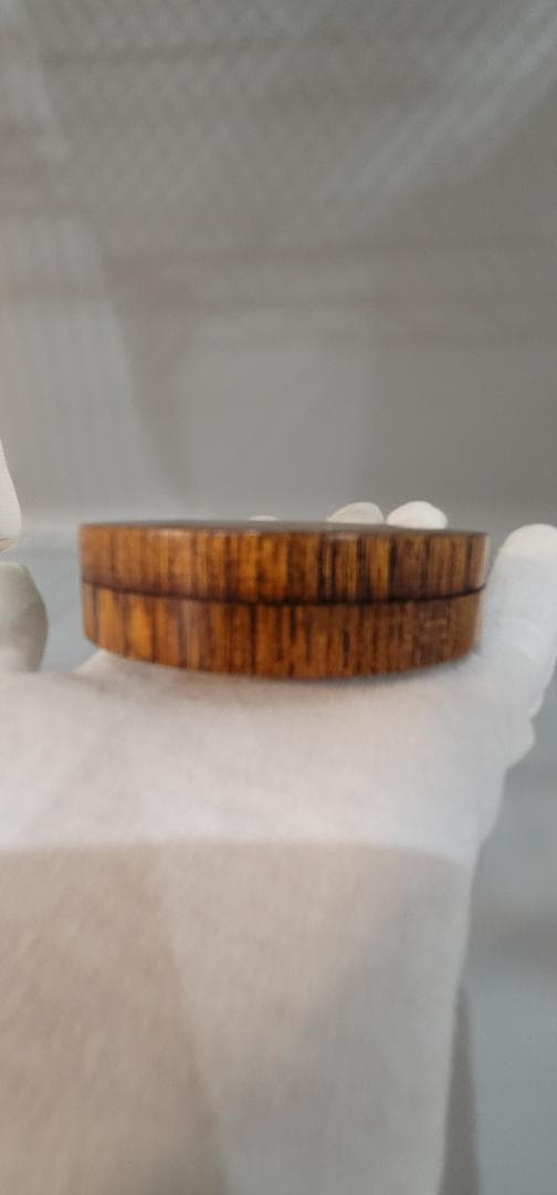 茶道具 初雁 蒔絵 香合 桑 春斎作 共箱