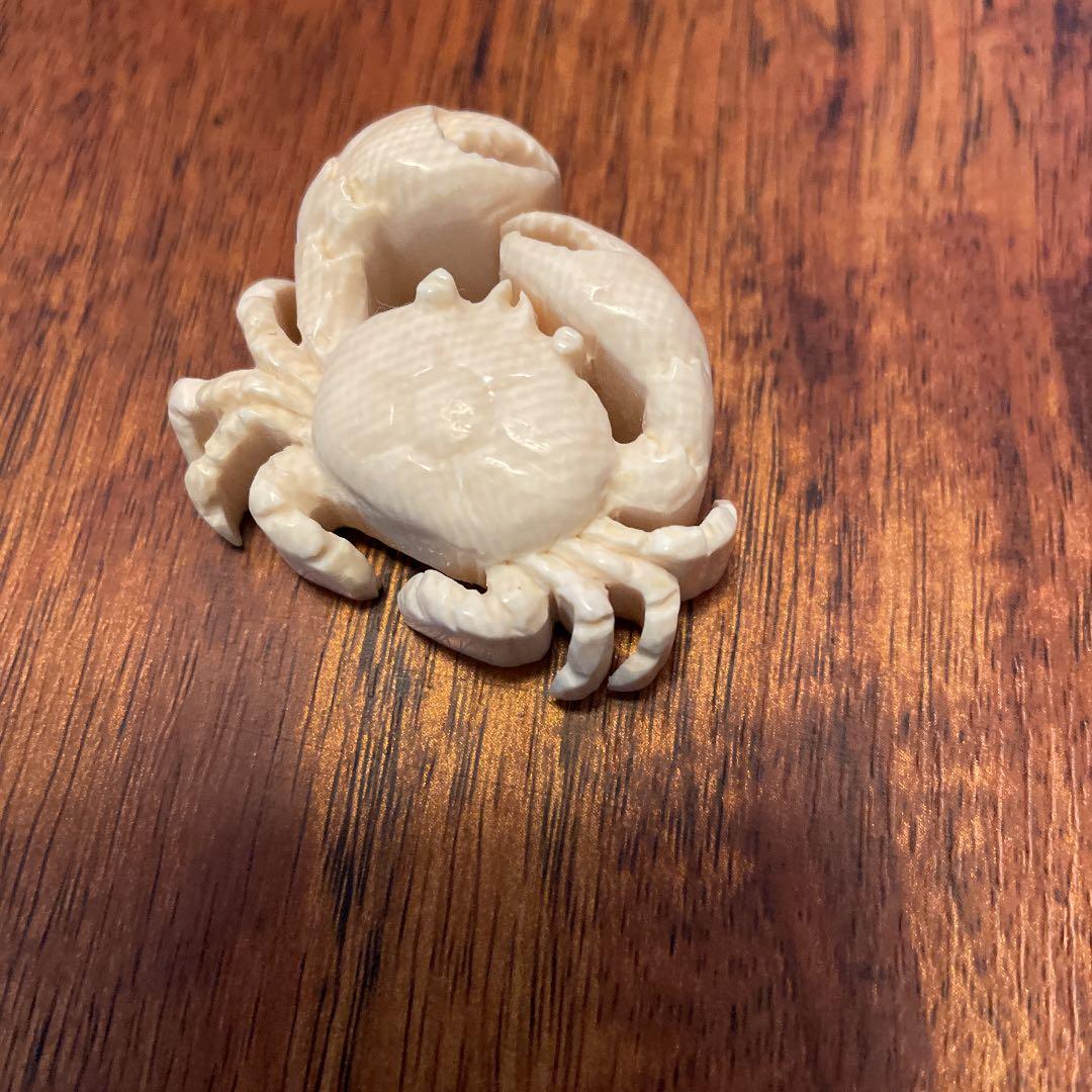 ナンタケットバスケット　マンモスオーナメント　カニ