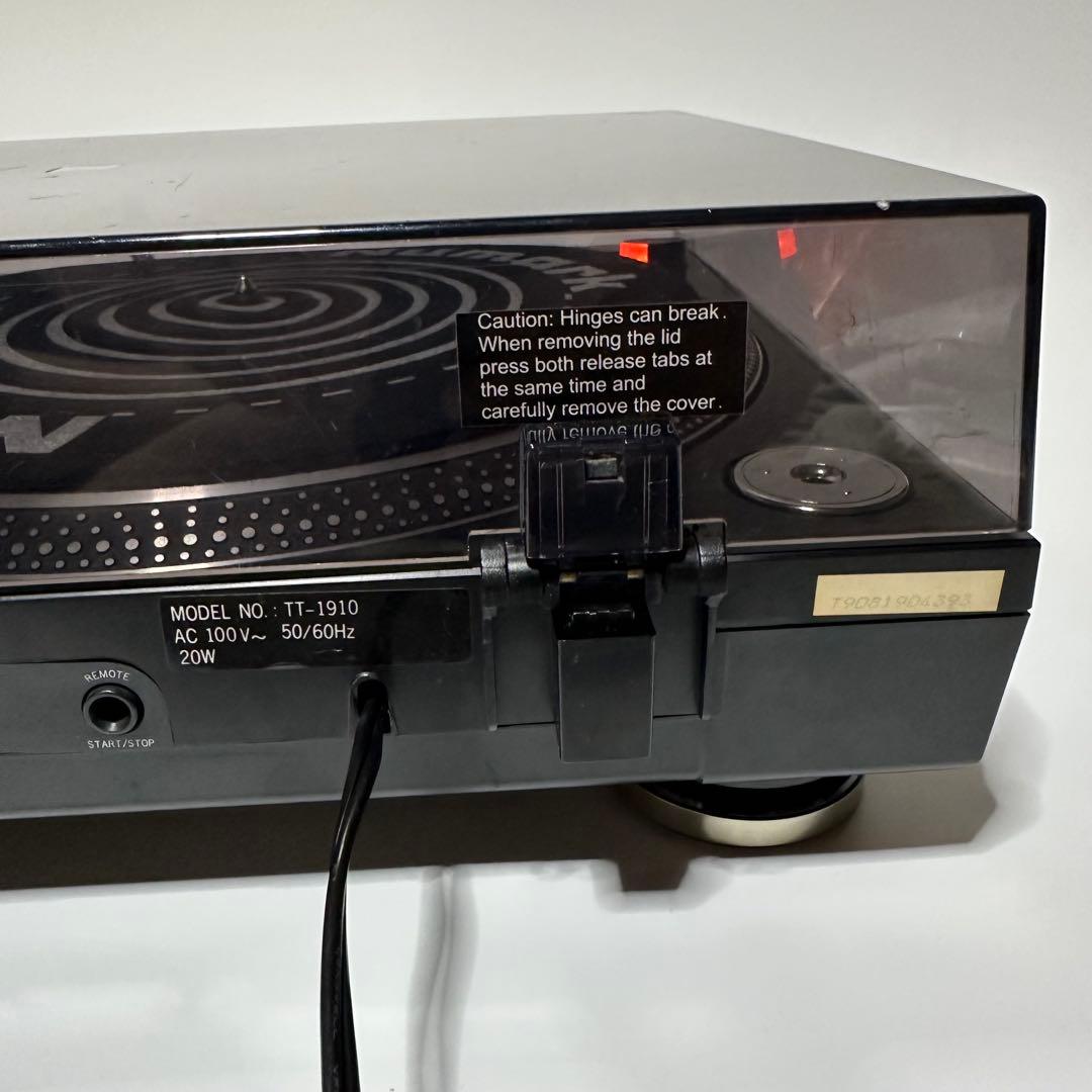 ② Numark TT-1910 ダイレクトドライブターンテーブ ル