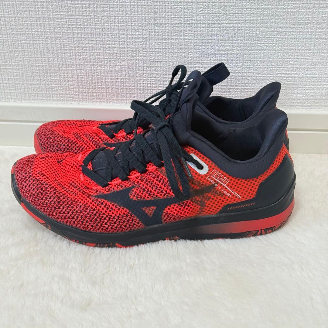 ミズノ 名古屋グランパス 移動用トレーニングシューズ TC-11 25cm 美品