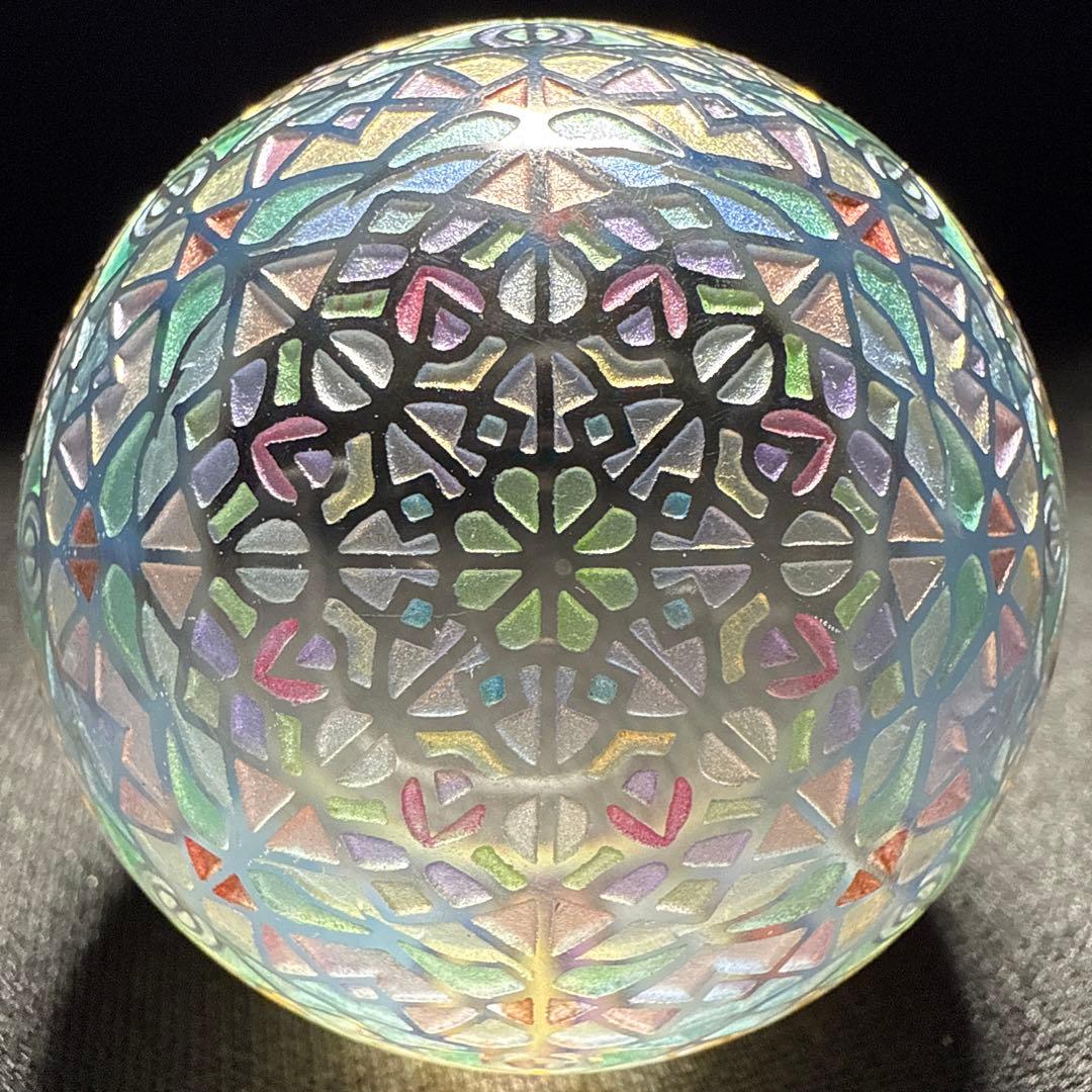 定榮政隆 じょうえい まさたか 万華鏡 金魚 サンドブラスト ガラスマーブル