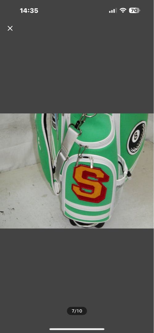 Russeluno VELCRO ラッセルノ 9.0型中古 ゴルフキャディバック