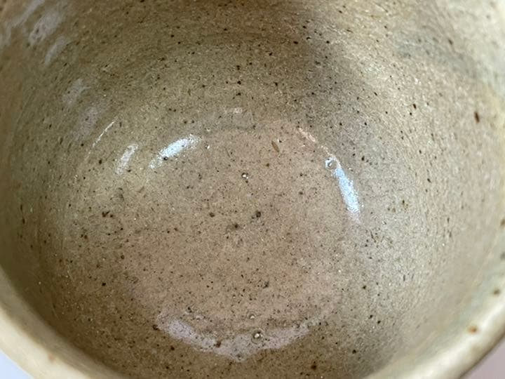 骨董　益子焼　濱田庄司　浜田庄司　？　民芸　民藝　鉄釉　指描　湯呑　コップ