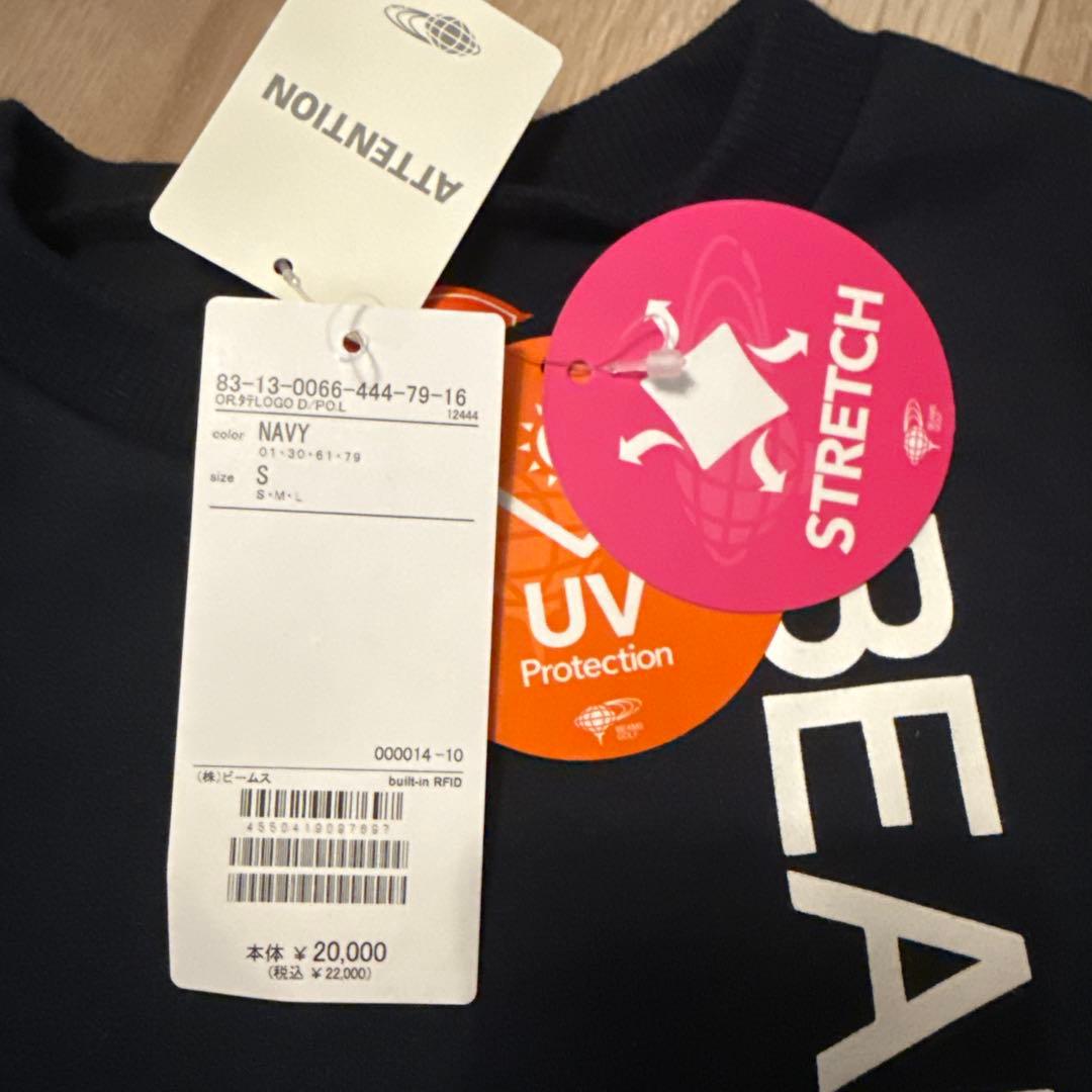 新品未使用タグ付　BEAMS GOLF レディース ネイビー スウェット S