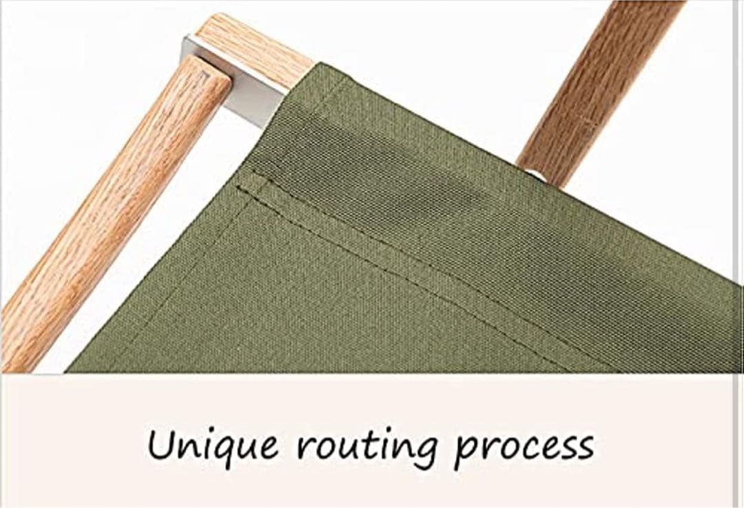 アウトドアクラシックチェア オリーブグリーン 木製フレーム