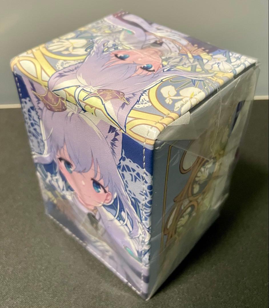 白上フブキ　ミュシャ風　ホロライブ　合皮製デッキケース