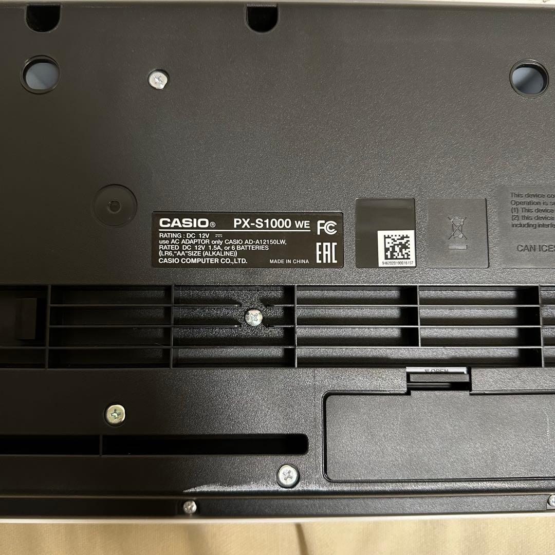 【CASIO】 Privia PX-S1000WE 88鍵盤