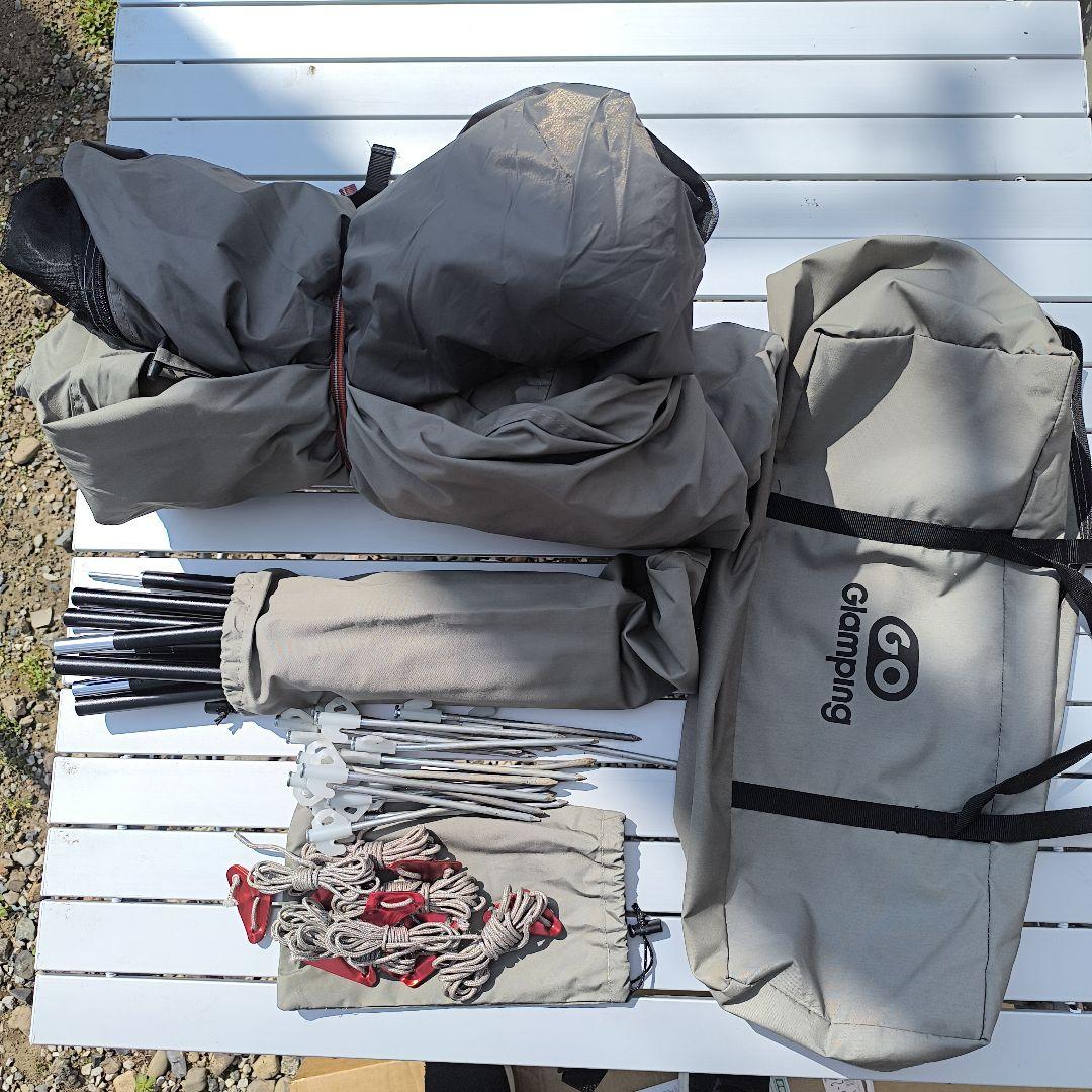 G.Gパップテント モスグリーン 軍幕 1人用 TC素材　蚊帳付き