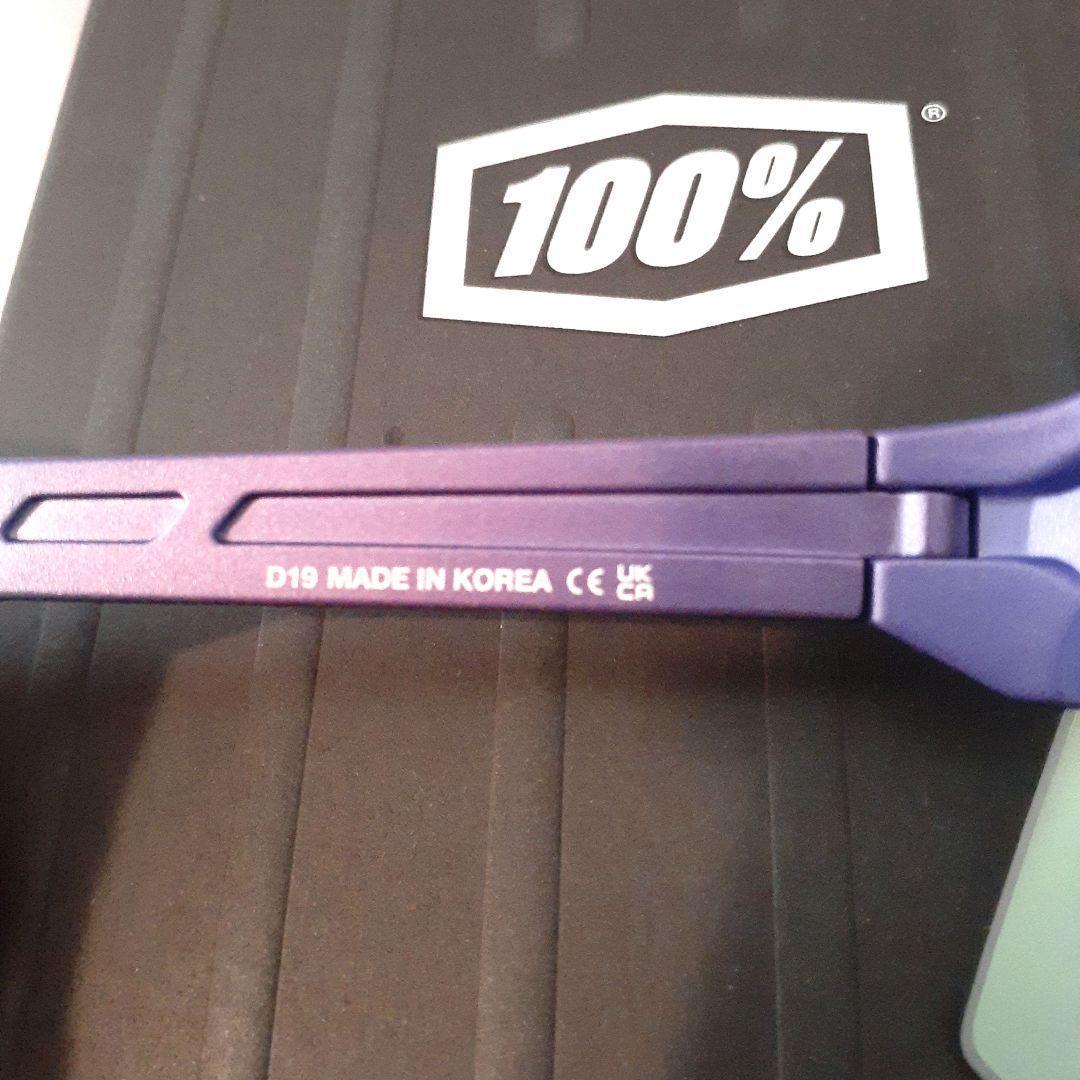 売約済み 100% S3 ブルートパーズ ワンハンドレッド サングラス