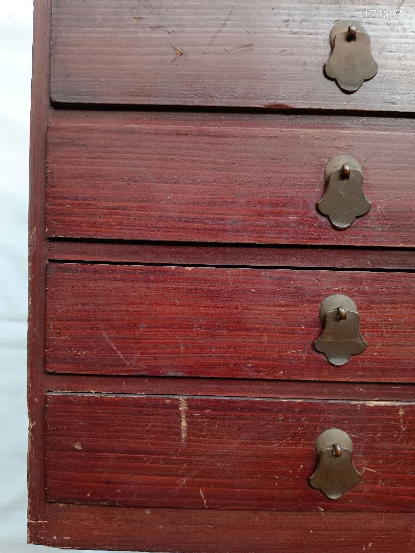 ✩文久2年　書き込み　ヴィンテージ　アンティーク　小引き出し　木製　レトロ