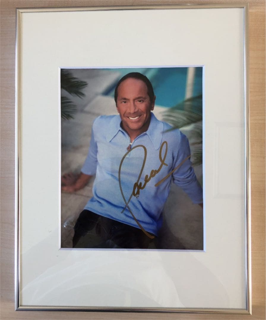 ポール　アンカ　PAUL ANKA 直筆サイン入り　フォト