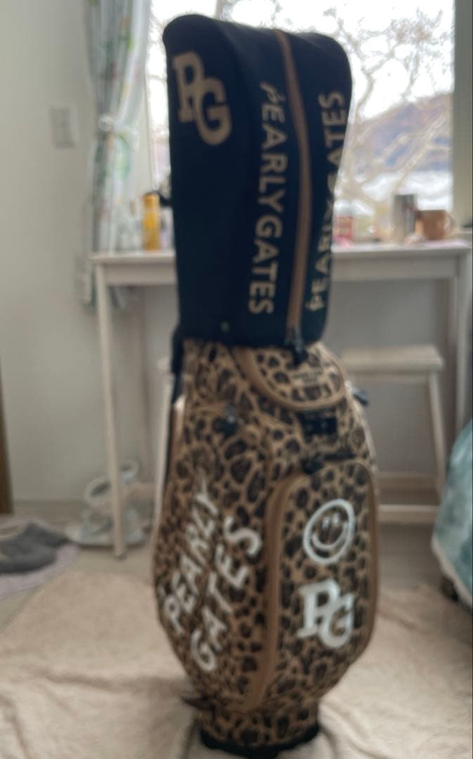 PGレオパード柄キャディバック