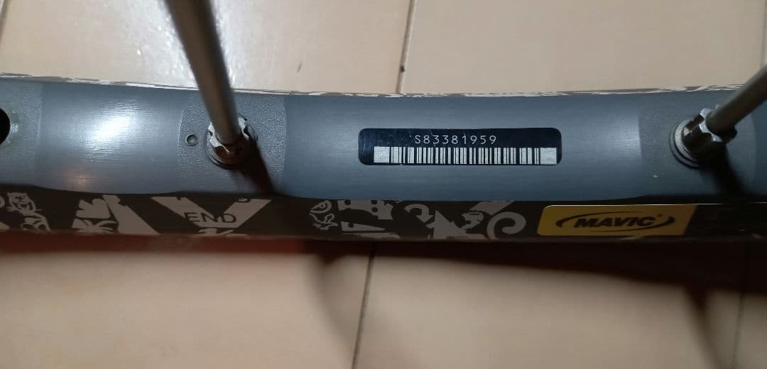 最終セール！Mavic CROSSMAX SX 完組フロントホイール 　26㌅