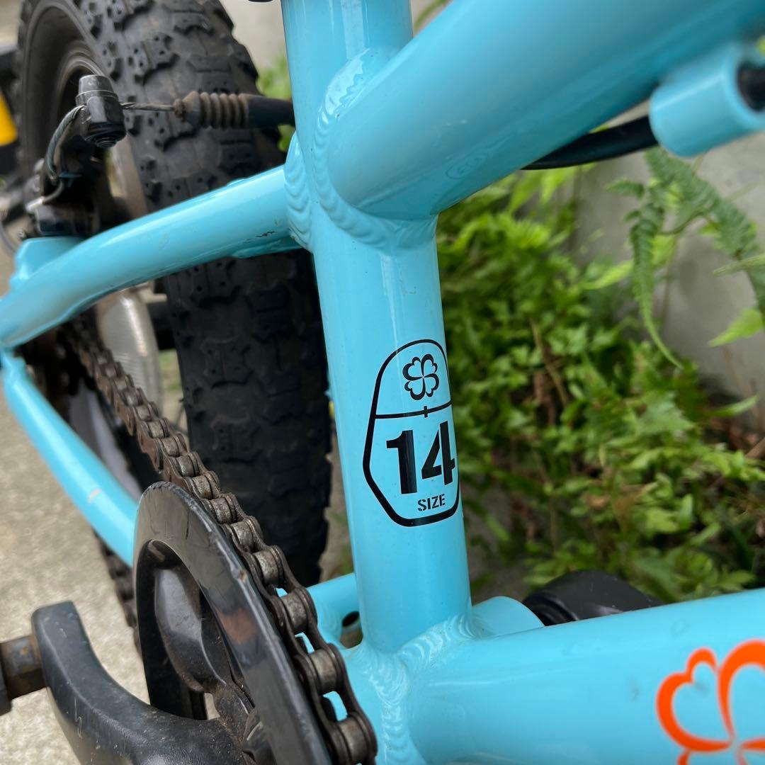 ヨツバサイクル　14インチ　ラムネブルー　東京多摩地区より