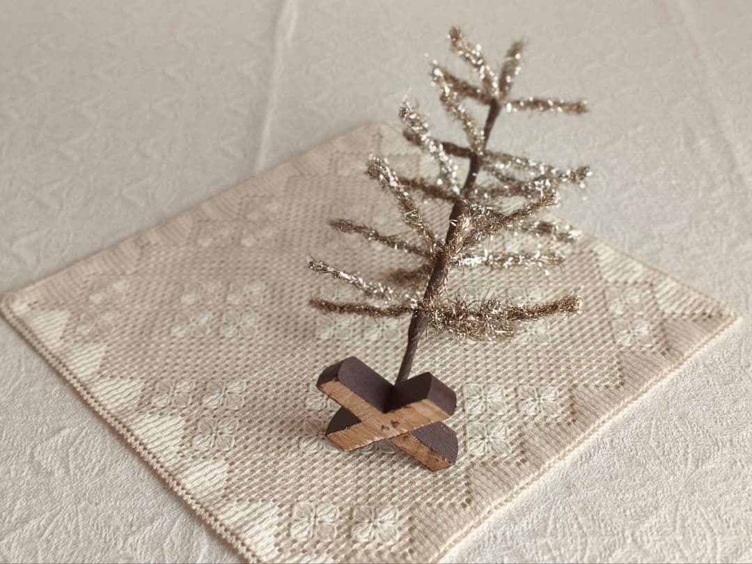 【parisさま】vintage tree ❀ 燻ゴールドの ツリー 28 cm