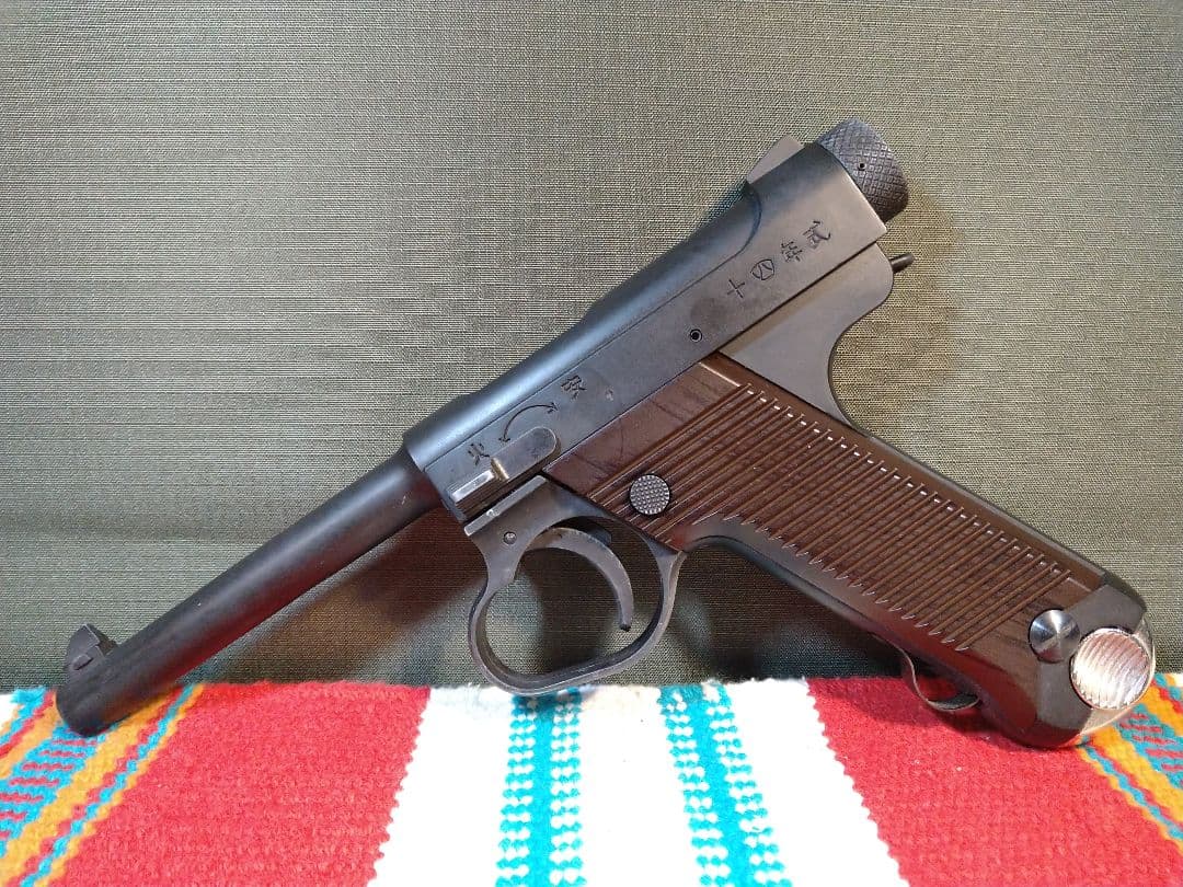 快調美品！マルシン　南部十四年式後期型　ガスブロ　HW樹脂ビンテージ仕様！箱無し