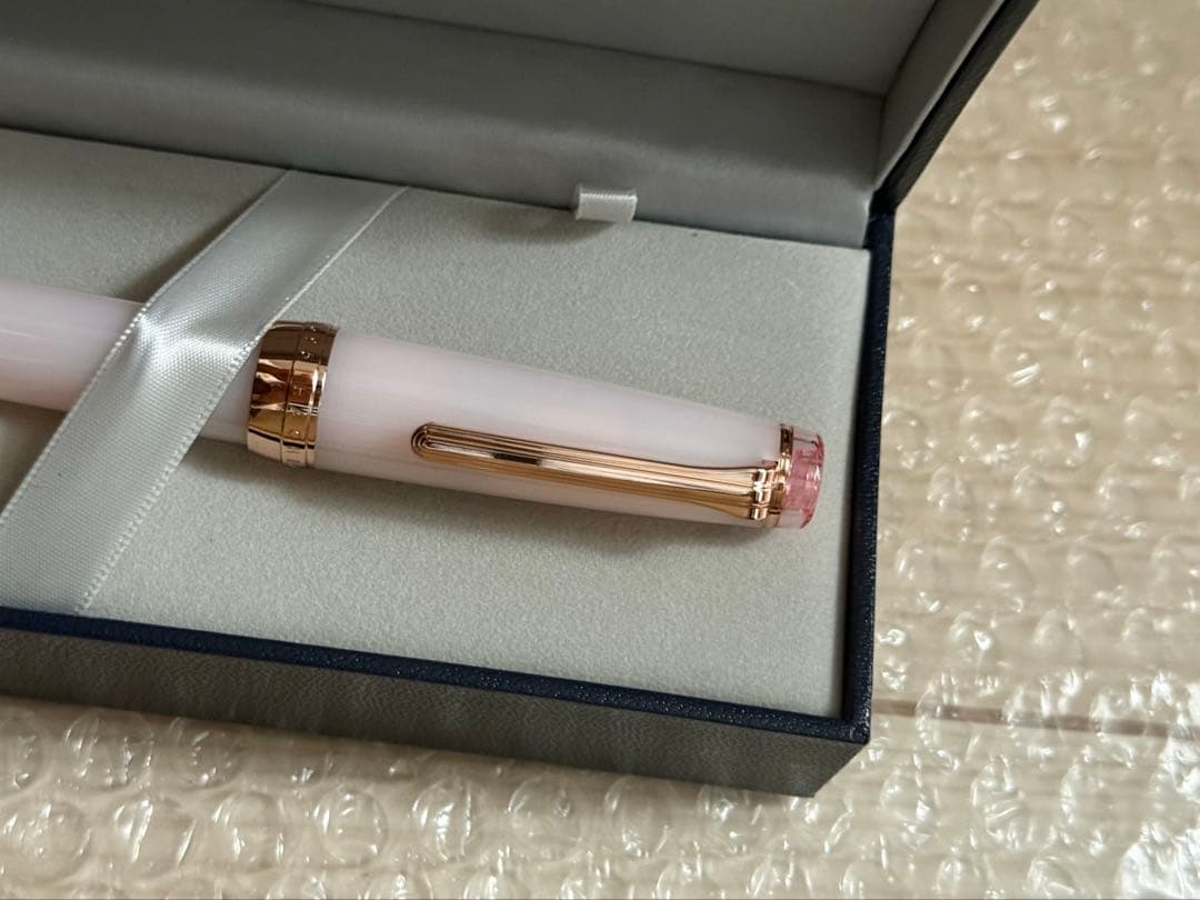 八文字屋　オリジナル　久保桜ブルームピンク　万年筆　極細字　EF