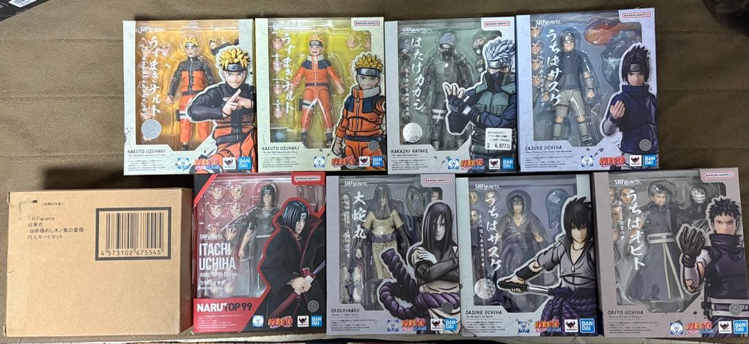 フィギュアーツ　ナルト フィギュアセット