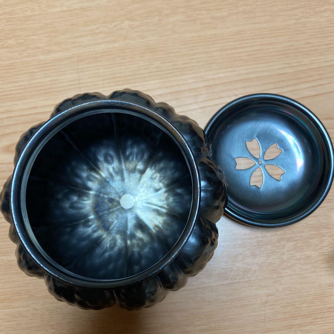 吉栄堂　茶道具　かぼちゃ型　急須　茶こぼし