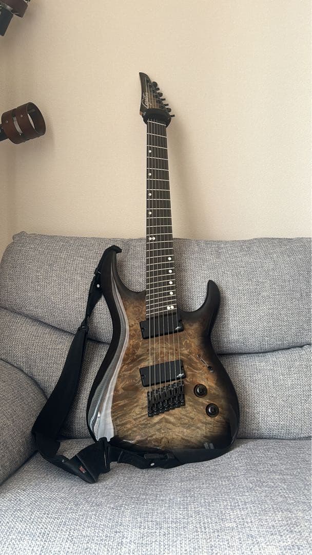 【メタラーに】Legator ninja 7弦　エレキギター 杢目　24フレ