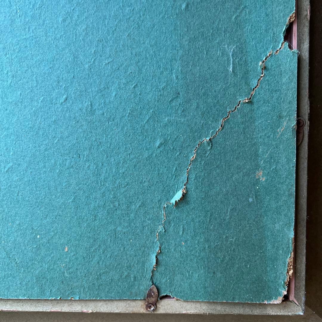 佐伯与吉郎　原画　パリ　古い郊外　油彩画 油絵 風景画 F8号