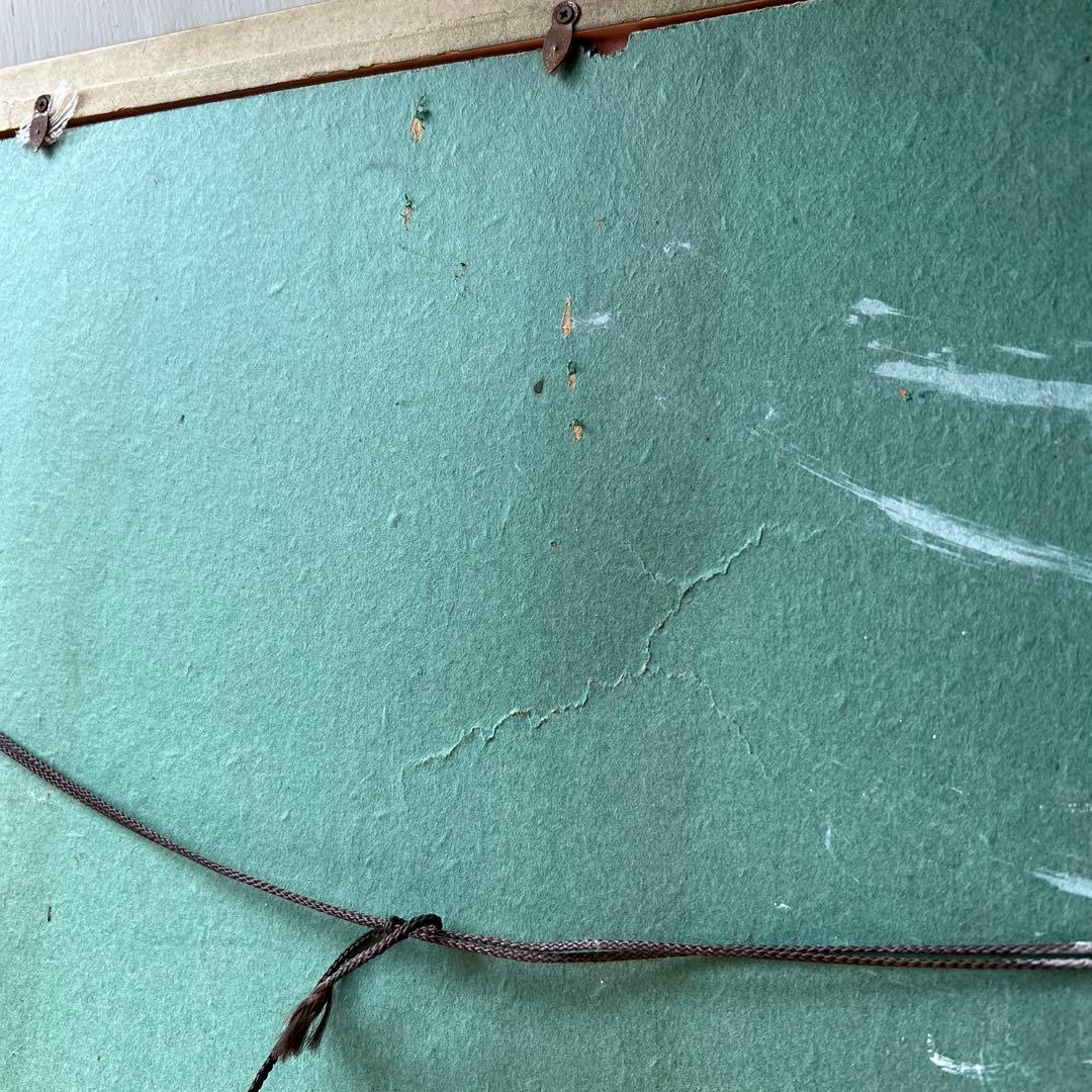 佐伯与吉郎　原画　パリ　古い郊外　油彩画 油絵 風景画 F8号