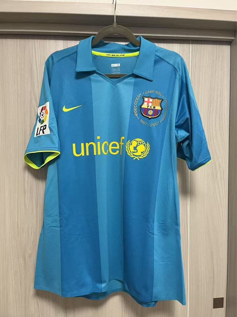 選手支給品Messi メッシ バルセロナ ユニフォーム 07-08 LFP