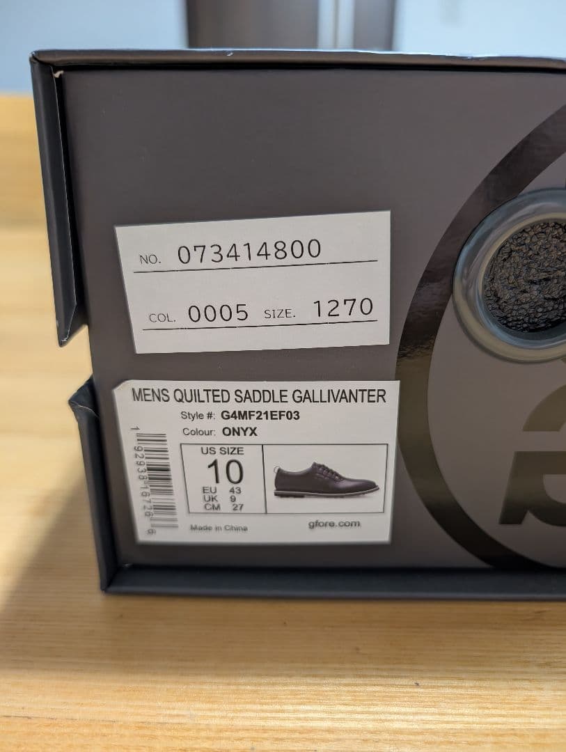 G/FORE ジーフォア QUILTED SADDLE ガリバンター 27㌢
