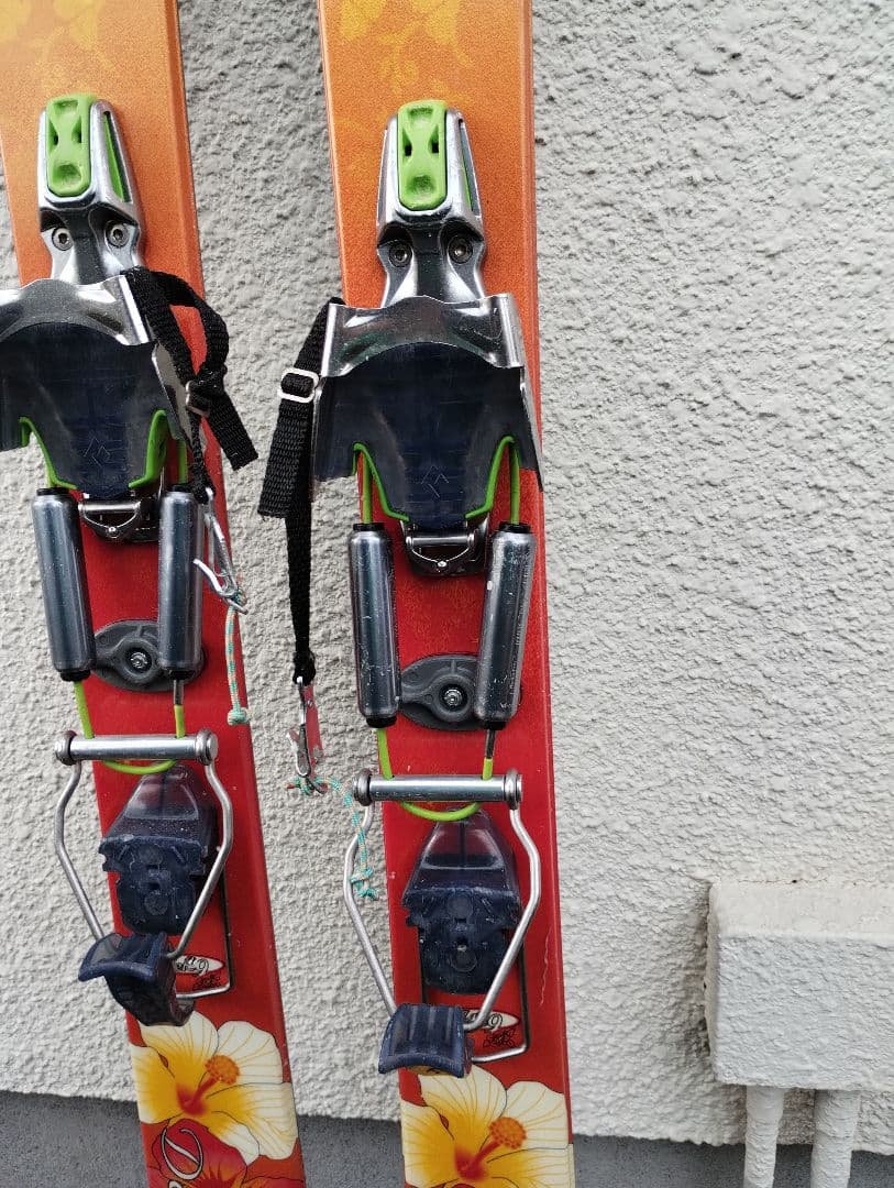 テレマークスキーセット BDのO1 ビンディングと K2 テレマークスキー