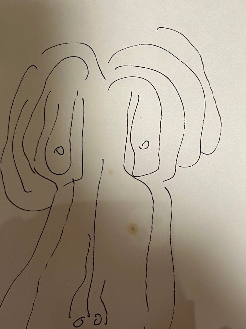 池田満寿夫 挿絵 フレーム付き