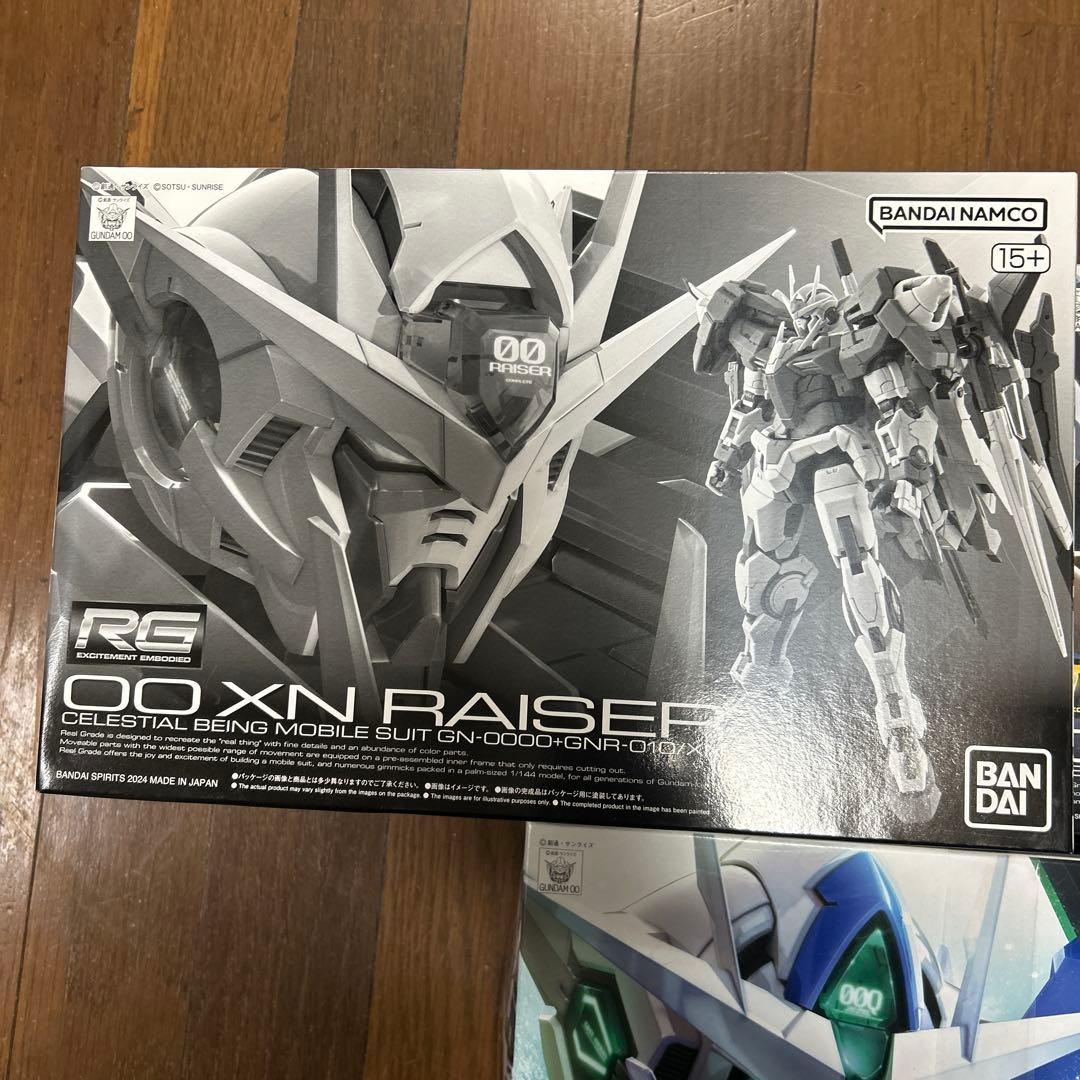 RG ダブルオーザンライザー、ダブルオーライザー、ダブルオークアンタ未使用新品