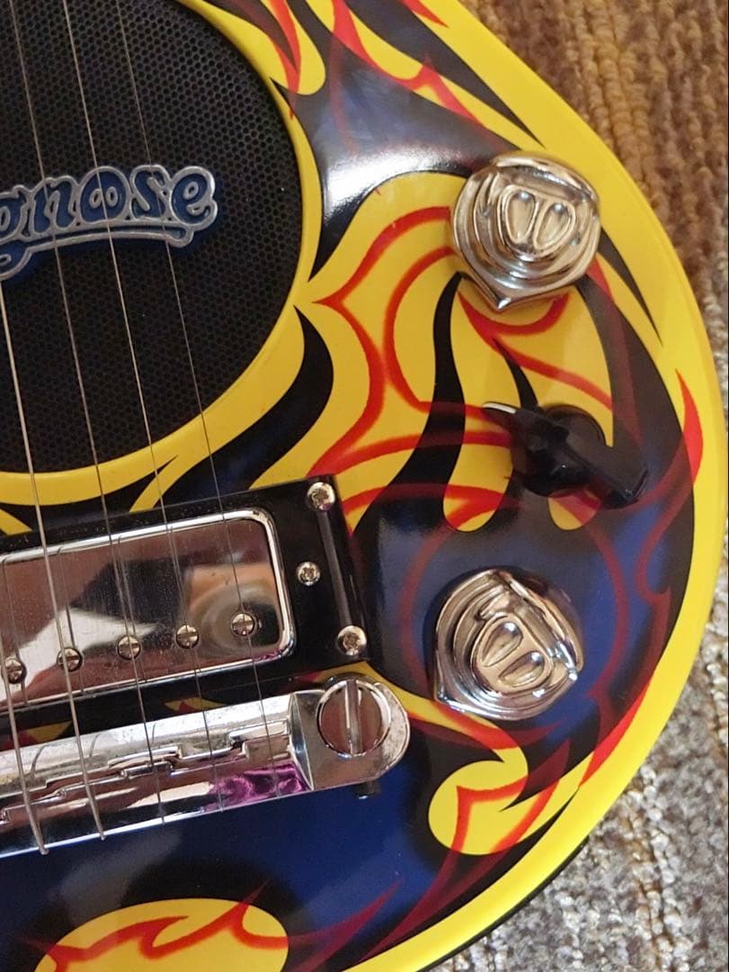 Pignose PGG-200 Tribal Yellow 3ノブ ミニギター