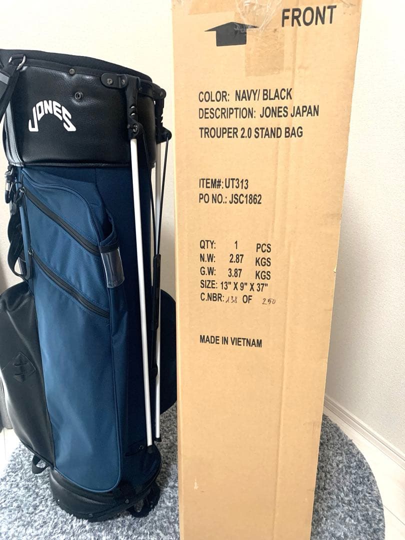 JONES キャディバッグ ユナイテッドアローズ別注【極美品】タオル付き