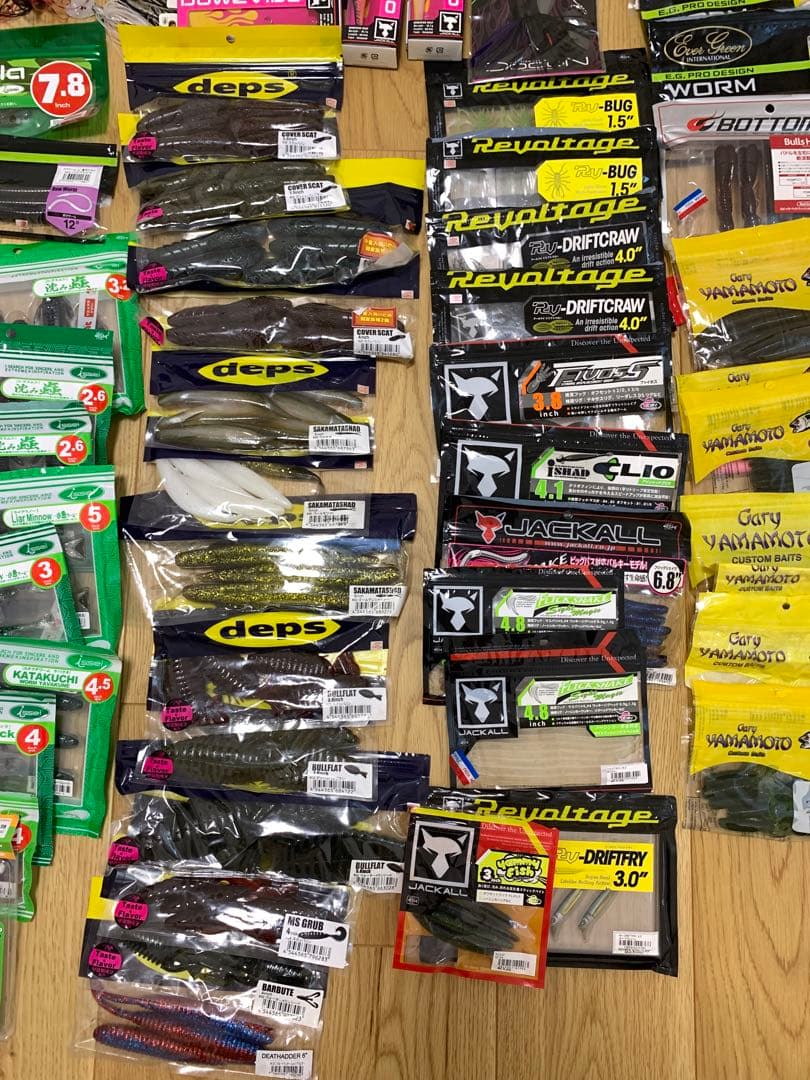 バス釣り引退セット全172点(ルアーワーム136点)