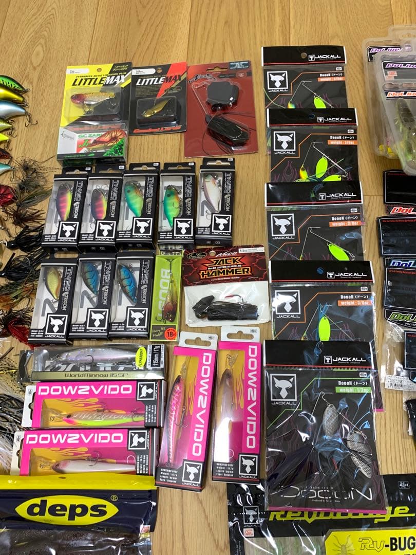 バス釣り引退セット全172点(ルアーワーム136点)