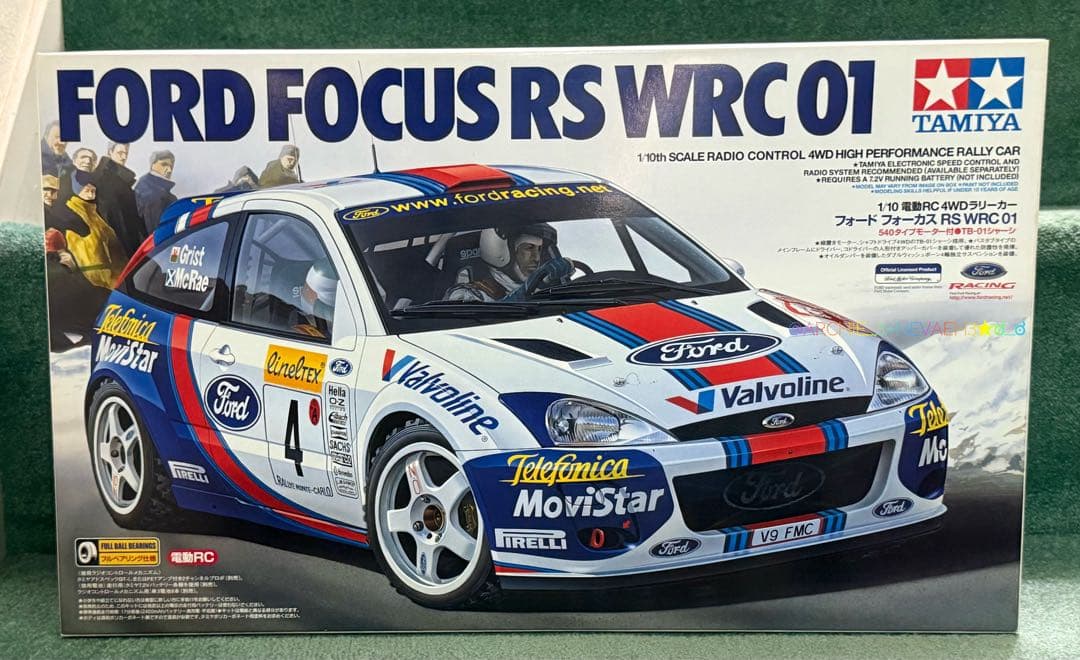 【未組み立て】タミヤ★フォードフォーカス RS WRC 01 TB-01シャーシ